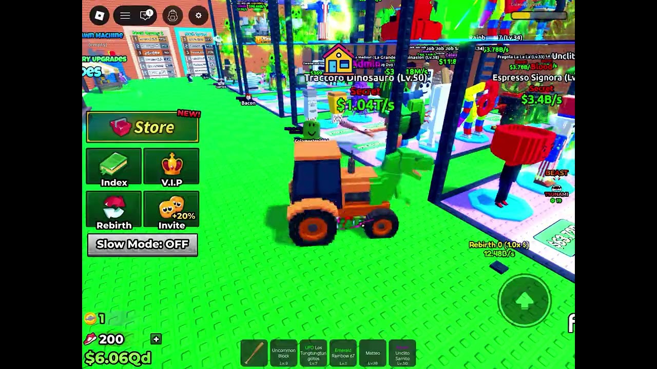 Admin abuse in escape tsunami it was insane