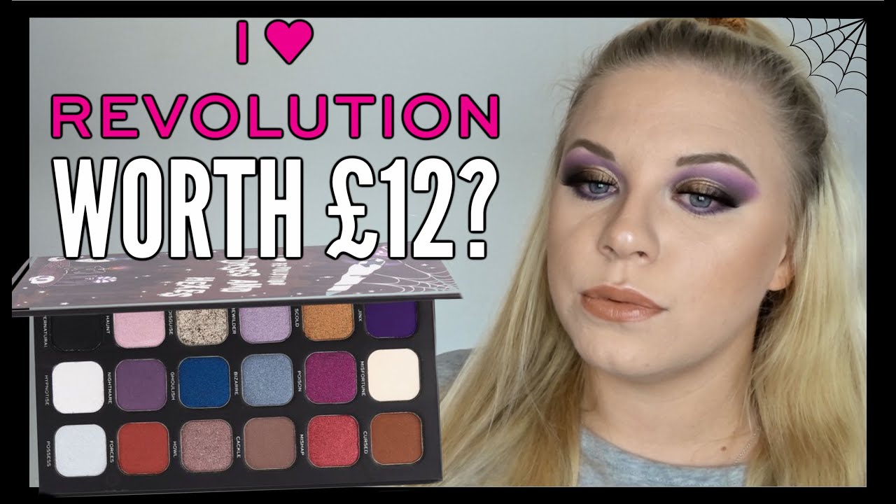 I HEART REVOLUTION HEXES & CURSES EYESHADOW PALETTE 🕸 | makeupwithalixkate