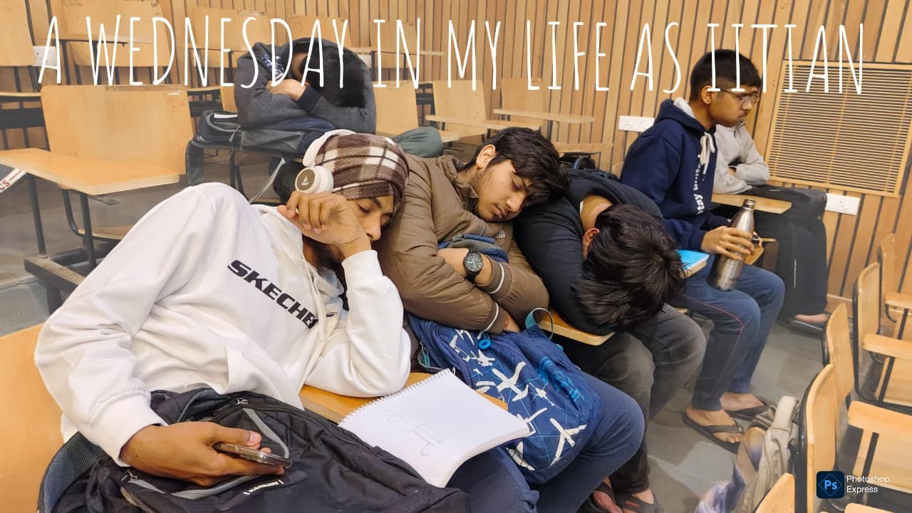A WEDNESDAY IN MY LIFE AS IIT KANPUR STUDENT🔥🔥