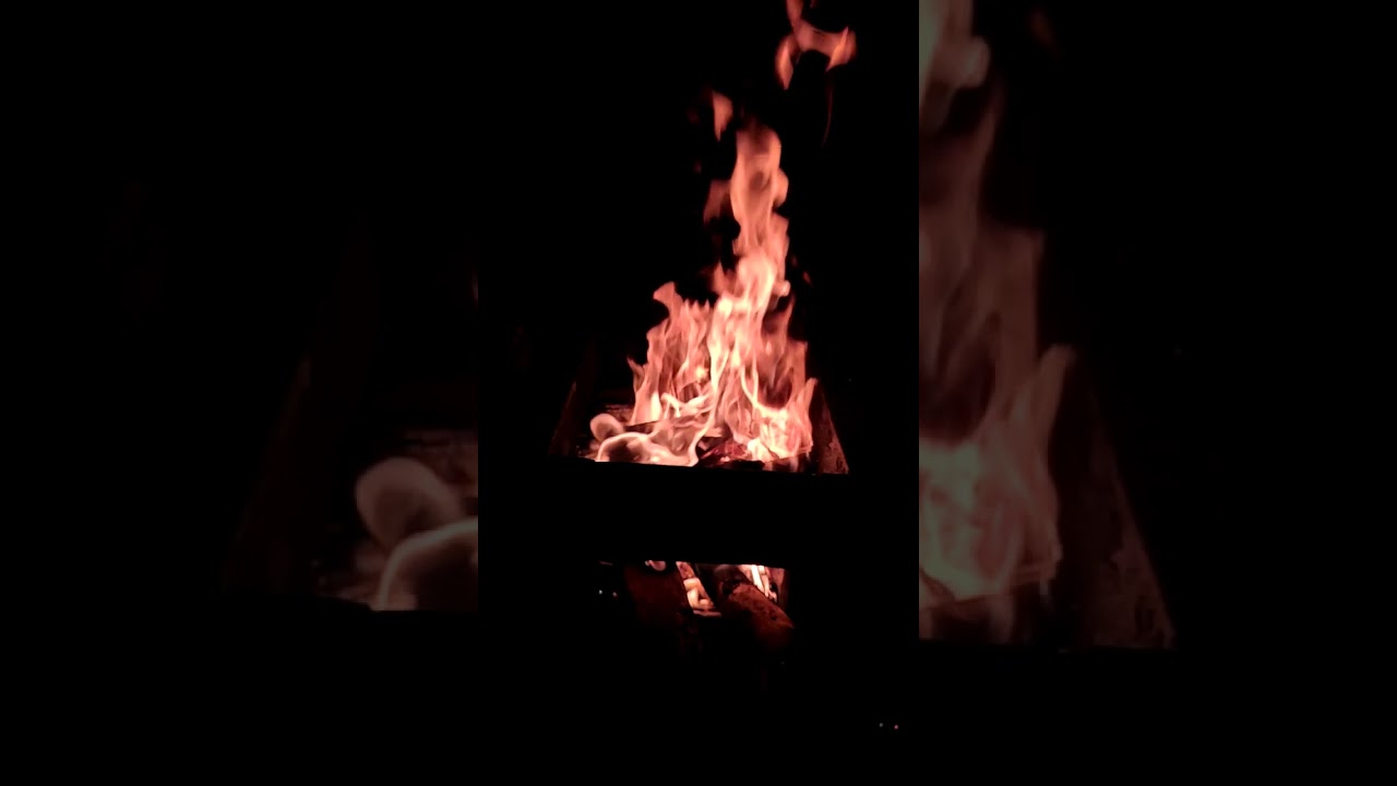 Relaxing fireplace video. fire crackle sound. #shorts #relaxsound #soundforsleep #asmr #fireplace