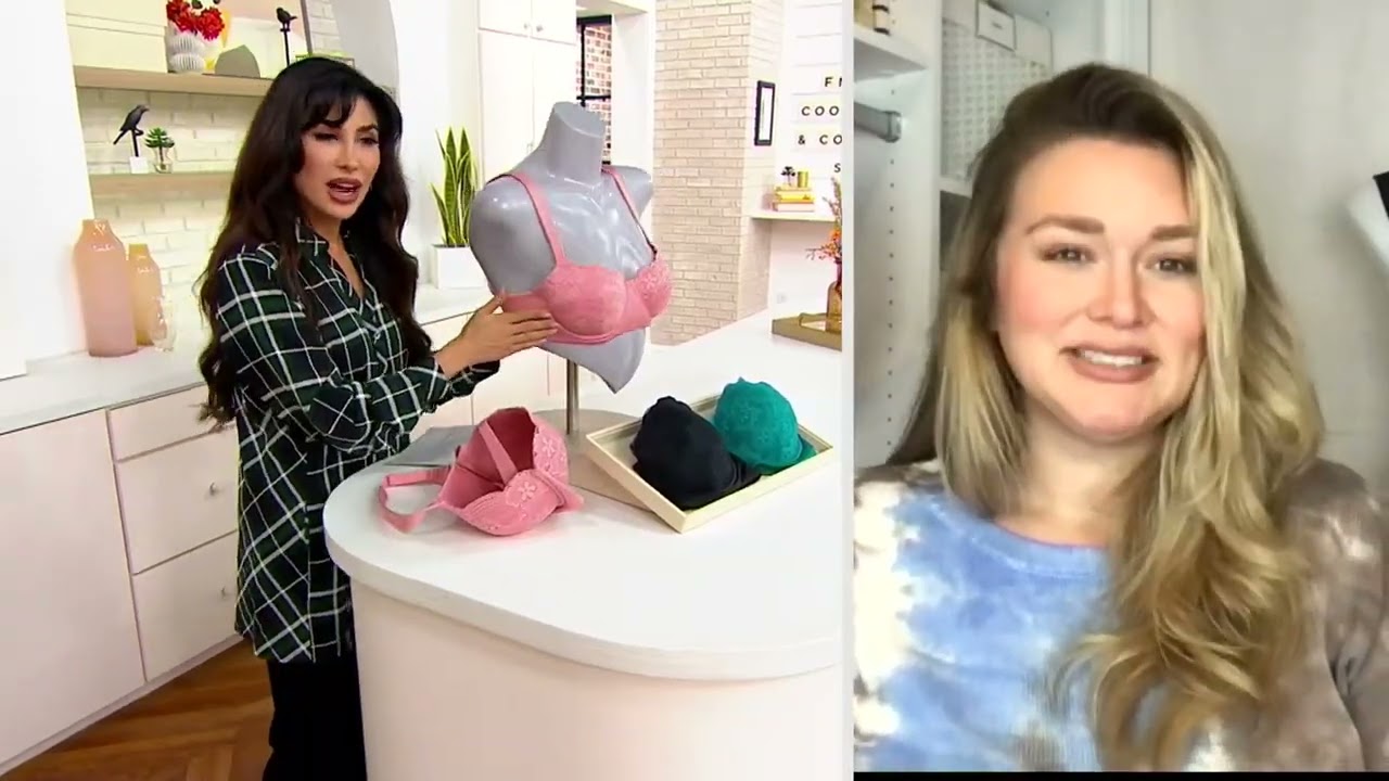 All Worthy Lace Cup Balconette Bra on QVC