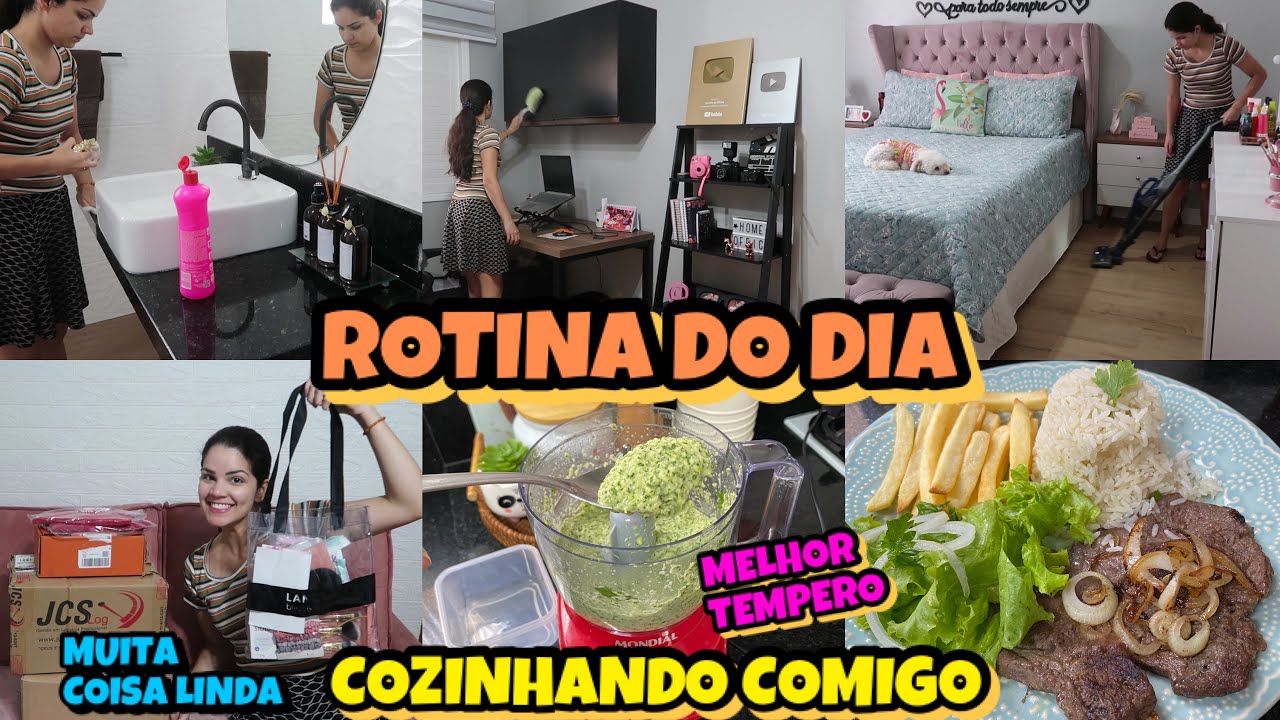 CUIDANDO DO LAR | RECEBIDOS | FIZ TEMPERO CASEIRO E ALMOÇO DELÍCIA