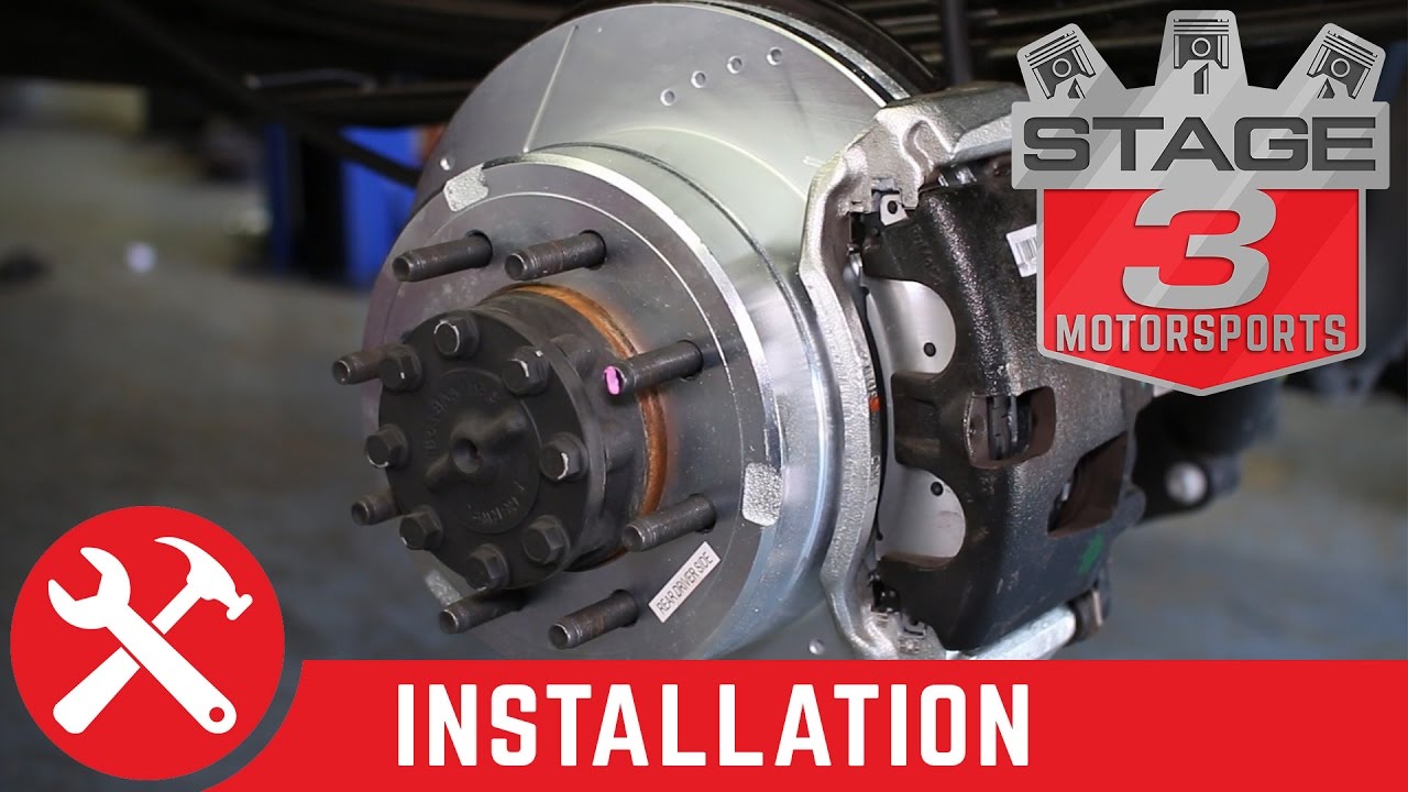 2013-2017 F250 & F350 4x4 Power Stop Z36 Truck & Tow Complete Brake Kit Install