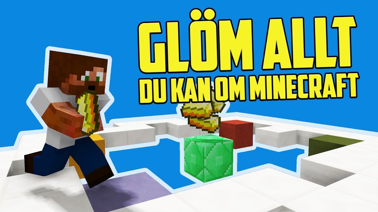 GLÖM ALLT DU KAN OM MINECRAFT