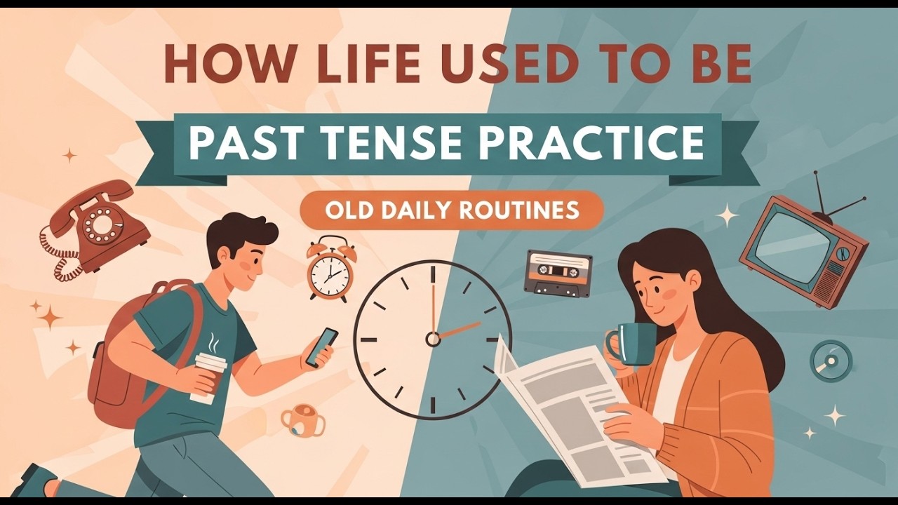 Talking About Life in the Past – Old Daily Routines – Past Tense Speaking Practice – English Podcast