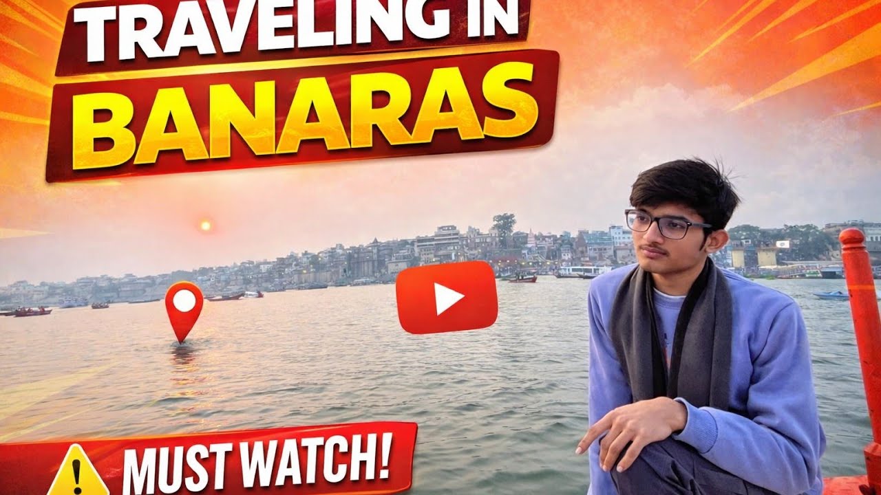 Banaras Travel Vlog | Ganga Aarti & Street Food  | part - 3 ❤️ | Day 7 Of 90 days challenge 🔥