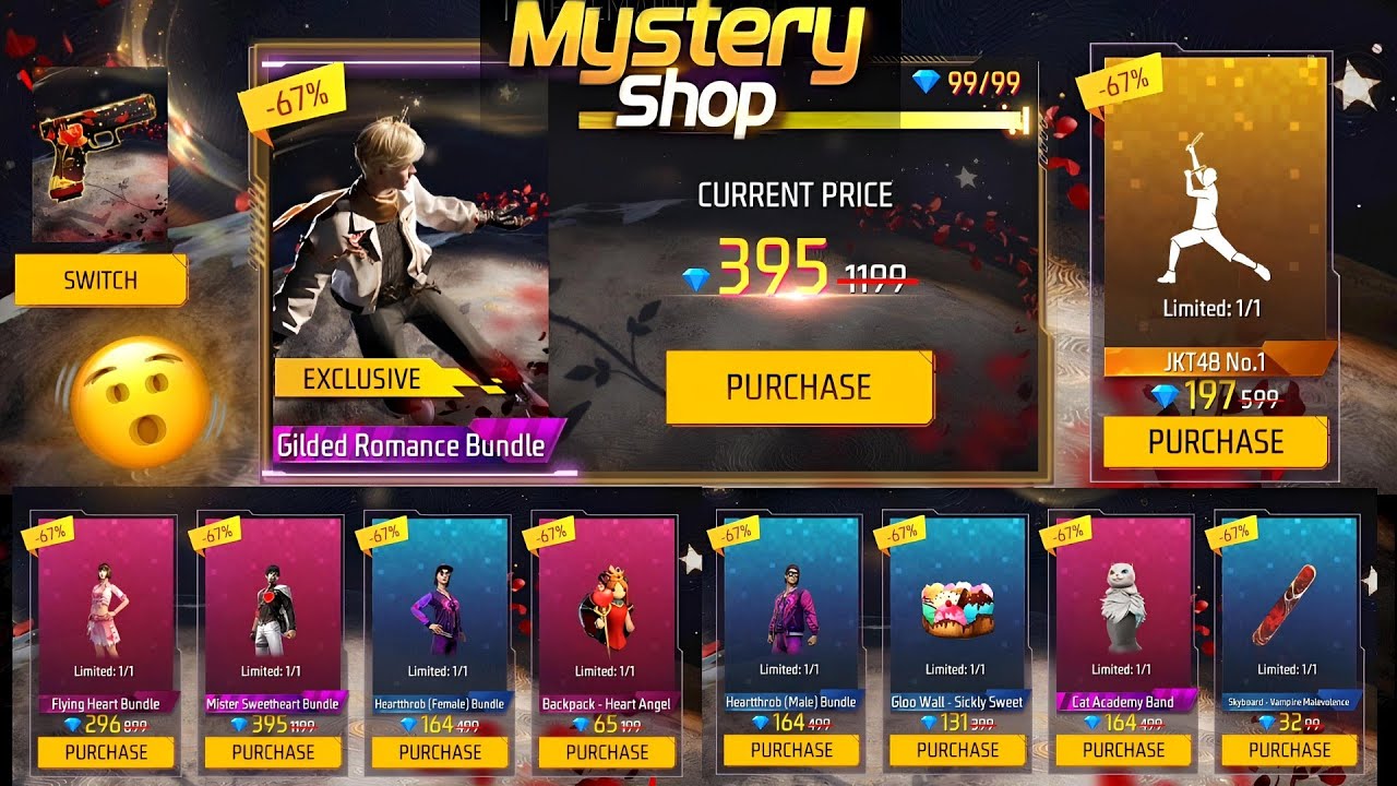 MYSTERY SHOP EVENT FREE FIRE l FF NEW EVENT l FREE FIRE NEW EVENT l VALENTINE MYSTERY SHOP 2026
