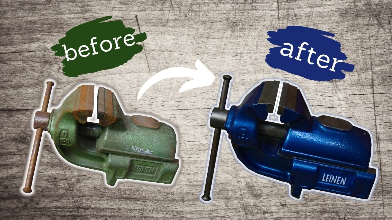Old Rusty Vise Restoration - LEINEN D100