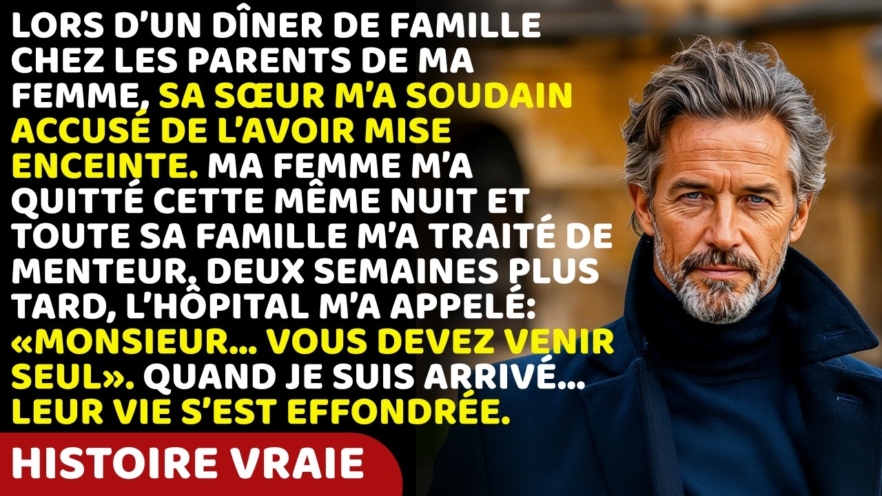 Au Dîner De Famille Sa Sœur M’Accusa De L’Avoir Enceinte. Ma Femme Est Partie — Puis J’ai Découvert