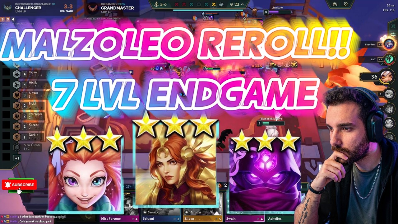 NEW FORCE BUILD FREE LP EVERYGAME! MALZAHAR CARRY YAPIŞTIR GEÇ | SET 16 TFT