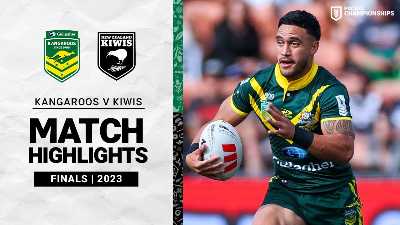 NRL Highlights | Kangaroos v Kiwis | Match Highlights | 2023 Pacific Championships
