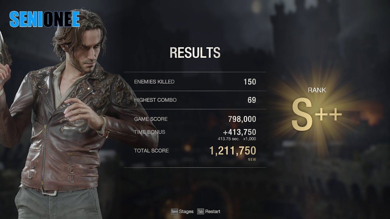 ALL S++ LUIS The Mercenaries | ALL STAGE RESIDENT EVIL 4 REMAKE