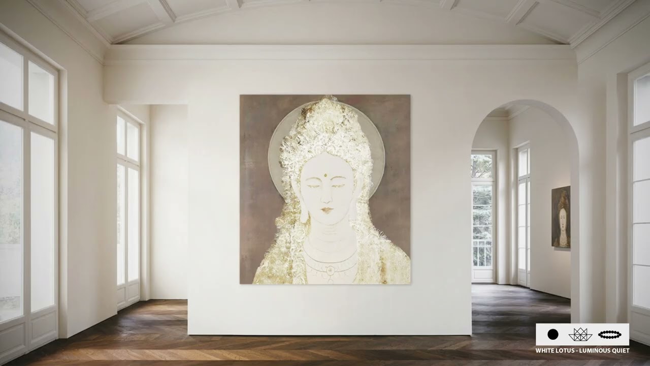 瑜伽伸展・安穩靜心《白度母心咒》【108遍】| 長壽・安穩・慈悲 | Bodhisattva Mantra  | 白室白蓮