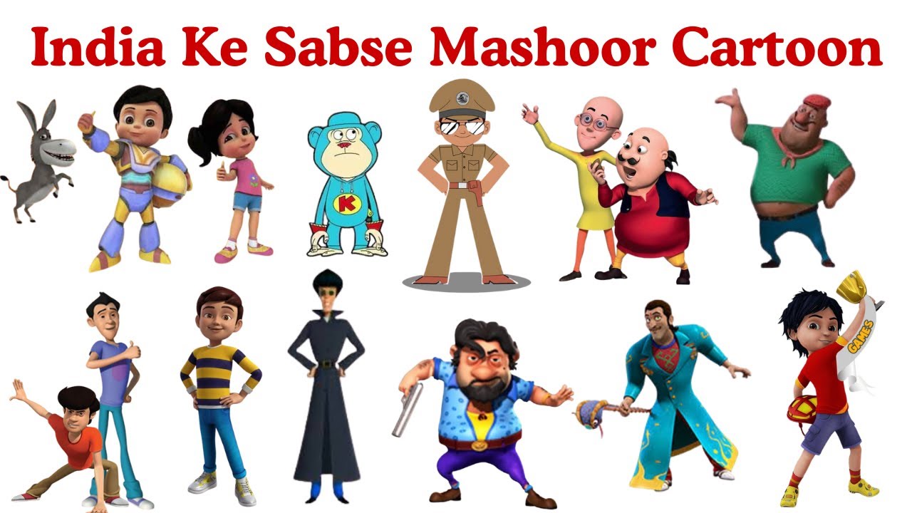 India Ke Sabse Mashoor Cartoon Heroes & Villains 🤩 | Motu Patlu, Shiva,  Bheem | Mazedaar Fun Facts
