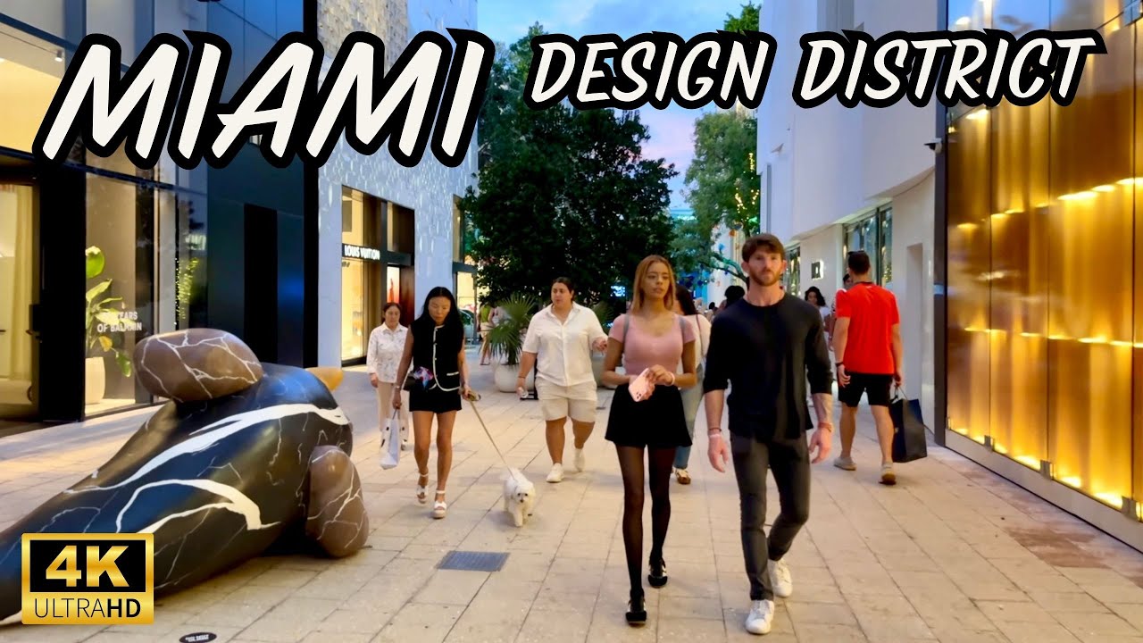 Miami Design District on a Sunday Evening 🇺🇸 | Art, Fashion & City Vibes