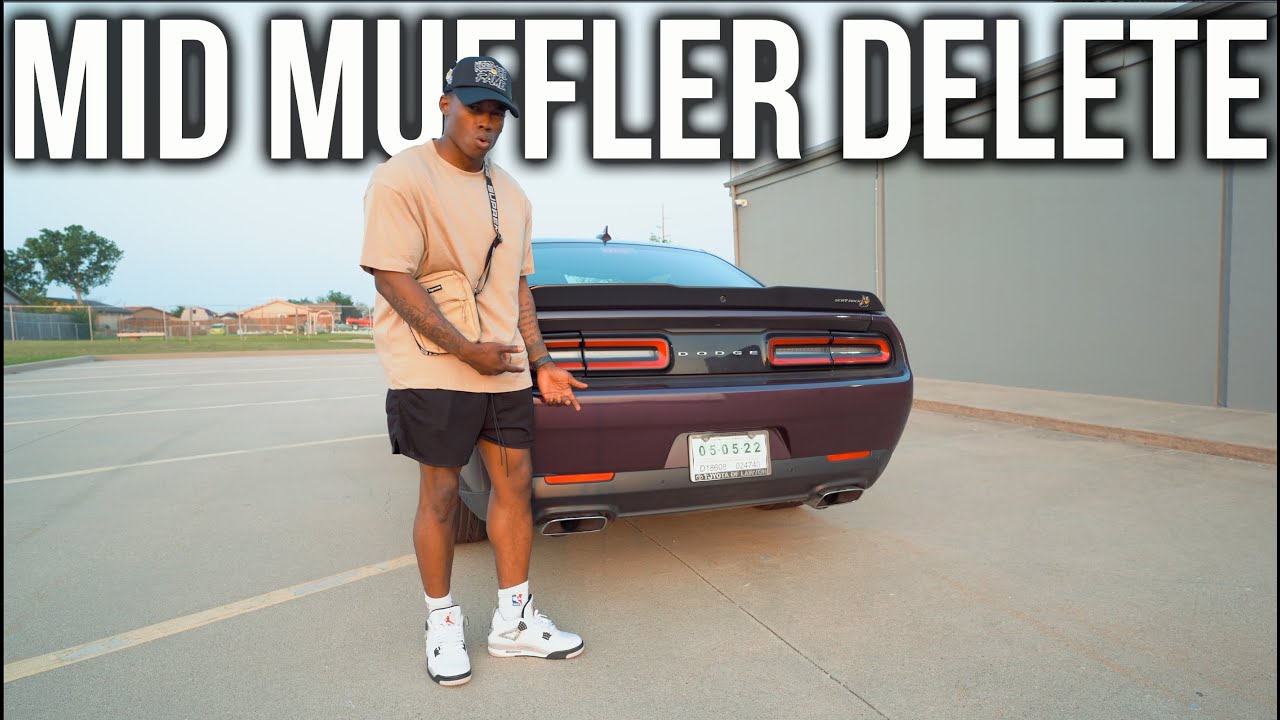 I Got My Scat Pack Challenger Mid Muffler DELETE || ITS WAY TOO LOUD!