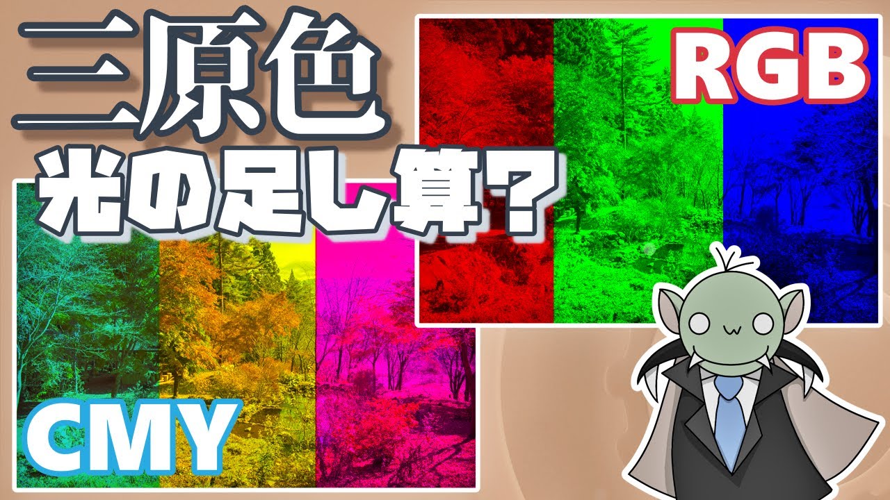 【ゆっくり解説】光の足し引き？光の三原色と色の三原色【科学】