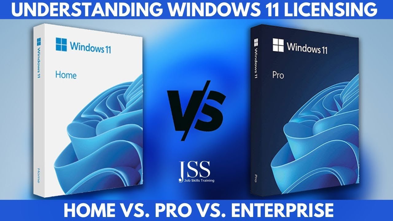 Windows 11: Understanding Windows 11 Licensing: Home vs. Pro vs. Enterprise