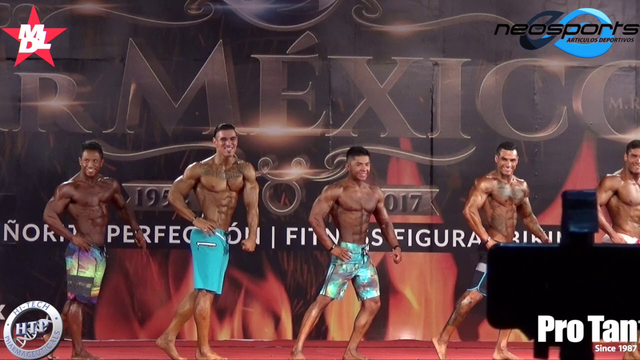 Comparativos y Premicacion Men's Physique Absoluto Mr  Mexico 2017