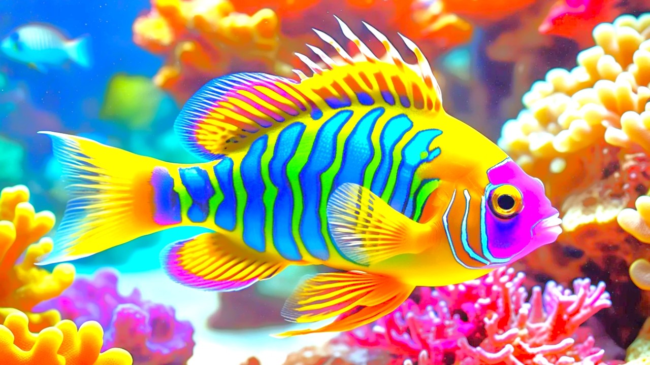The Best 4K Aquarium - Dive Into The Mesmerizing Underwater Realm, Sea Jellyfish