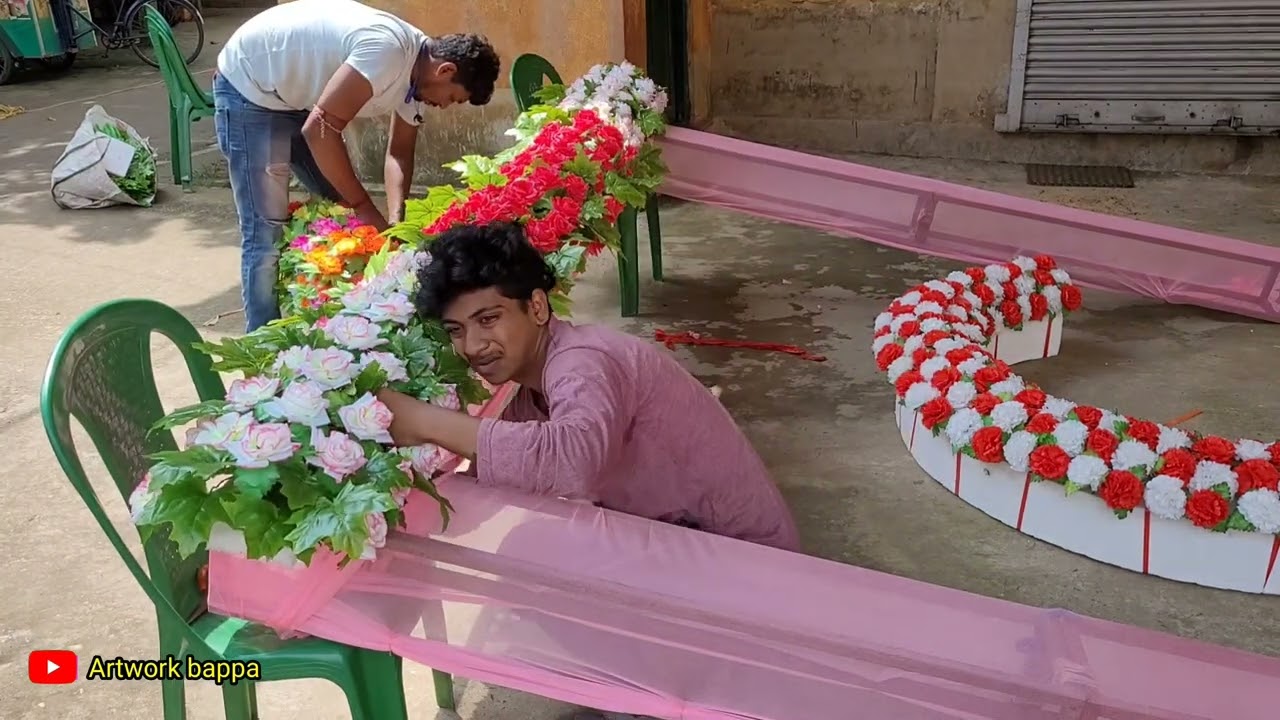 Road entry gate decoration for wedding | gate decoration with flowers | new gate decoration