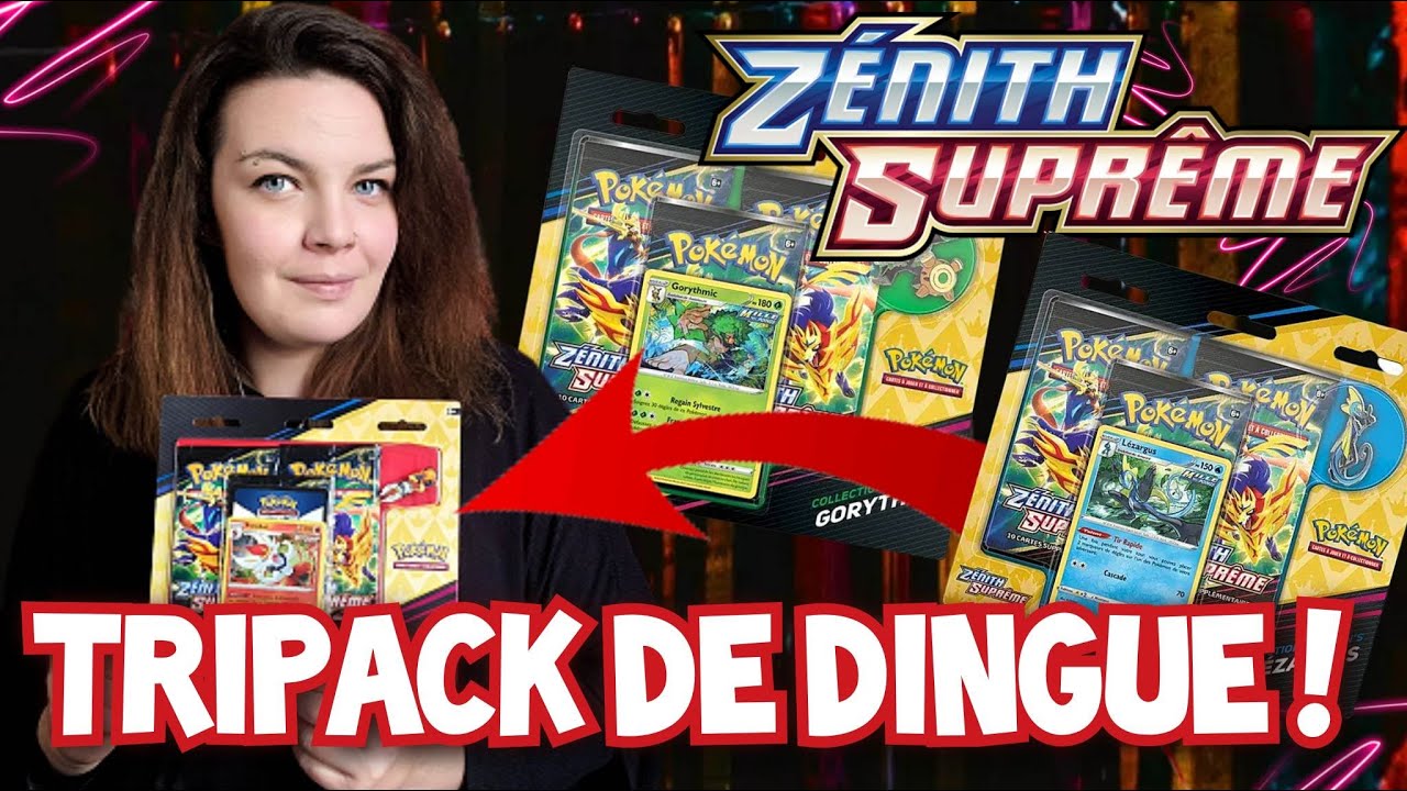 DES TRIPACK DE DINGUE ! OUVERTURE ZÉNITH SUPRÊME #pokemon #unboxing