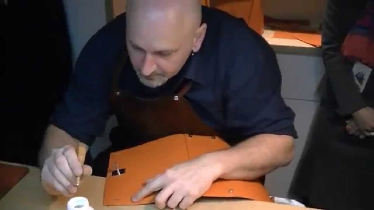 Hermès Exhibition[2]皮職人実演Leather craftsman demonstrationエルメスLeather Foreverレザー・フォーエバーUenoTokyo