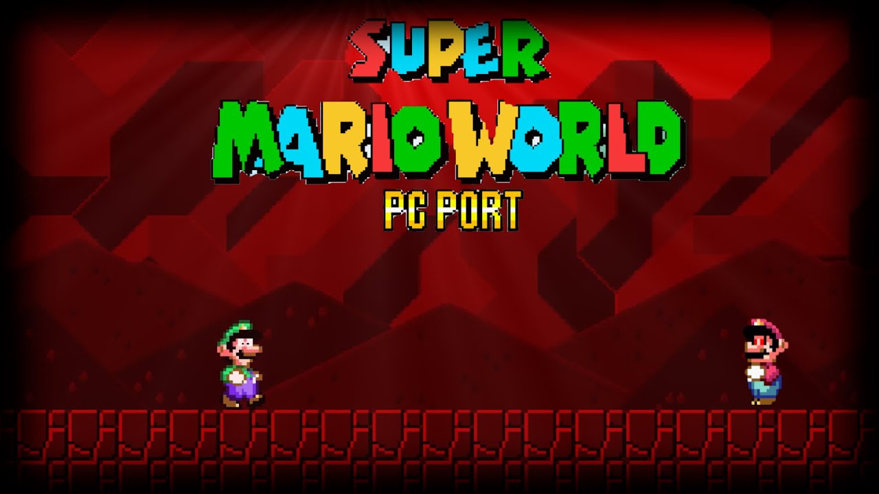 Super Mario World PC PORT aka Mario exe The Doom Of Castle Demo Gameplay