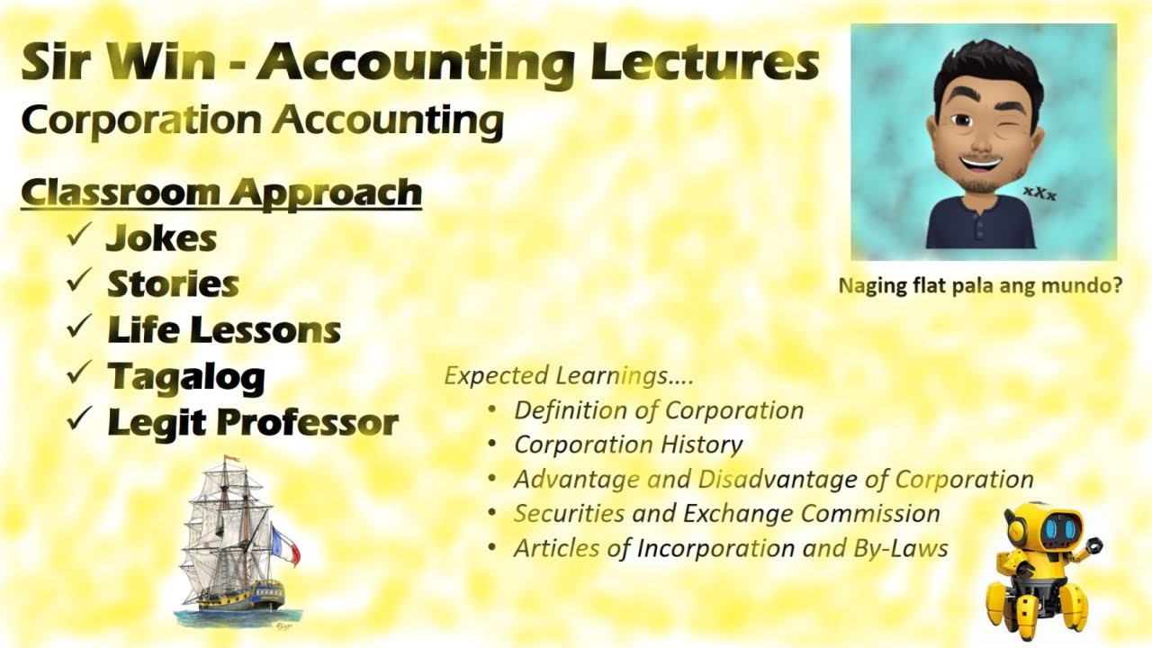 Lecture 01: Corporation Accounting.