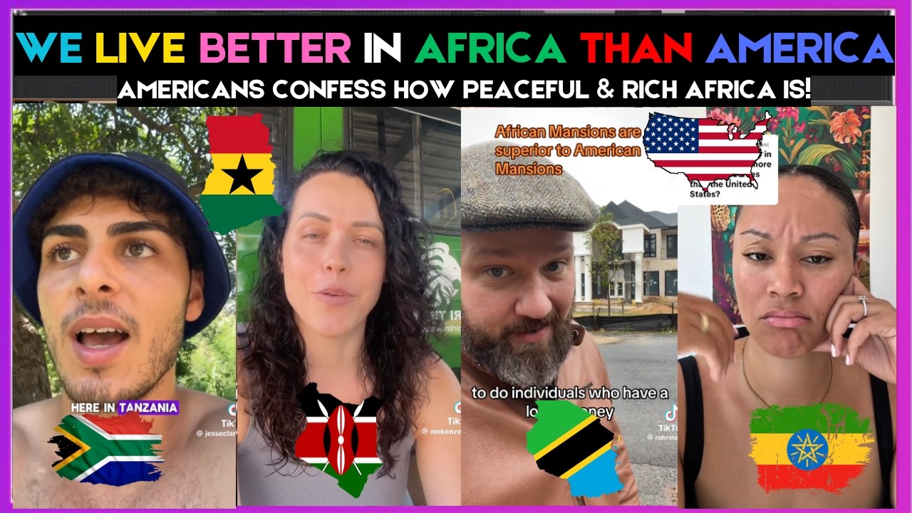 🇬🇭🇺🇸 WE LIVE BETTER IN AFRICA THAN AMERICA, AMERICANS CONFESS HOW AFRICA GIVES PEACE | Kamma Dyn