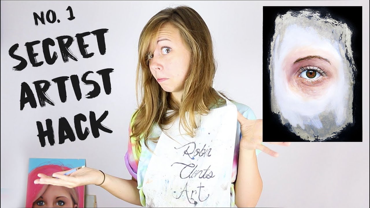 Secret Artist Hack! (Charcoal Drawing Transfer)