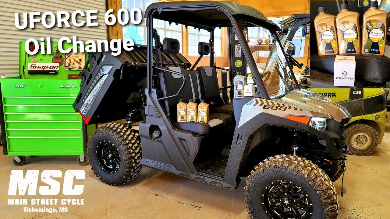 UFORCE 600 CFMOTO Oil Change Kit & How to Video