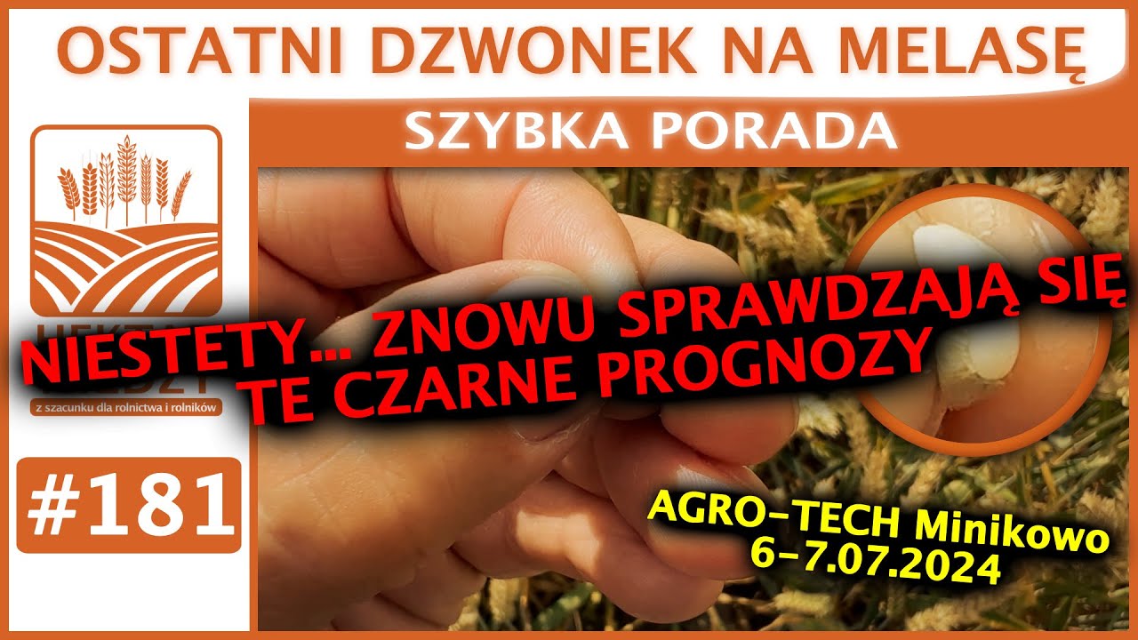 NIESTETY, ALE SPRAWDZAJĄ SIĘ TE CZARNE PROGNOZY | HEKTAR WIEDZY | SZYBKA PORADA 181