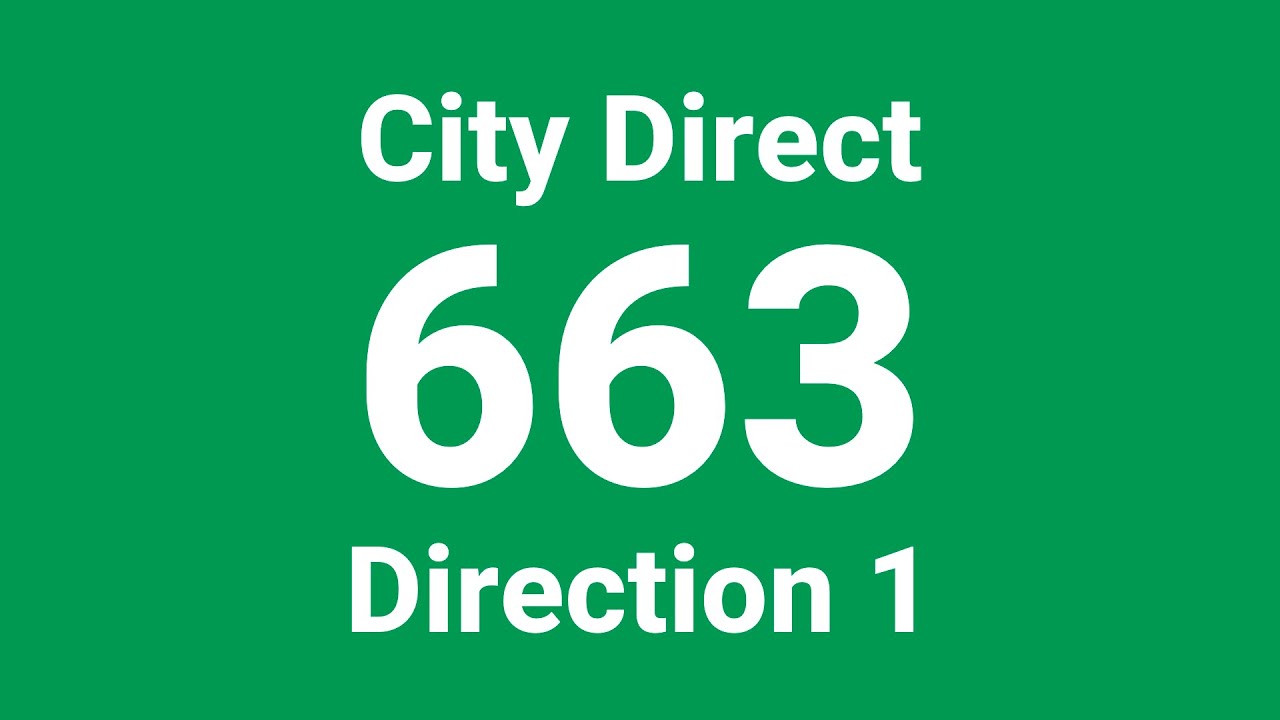 Hyperlapse - Tower Transit Bus Service 663 (Direction 1)