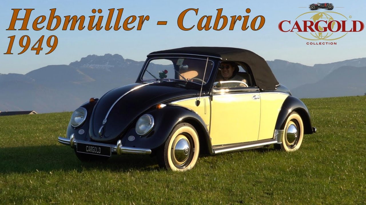 VW Käfer Hebmüller Cabriolet, 1949, Welt-Rarität! Der schönste Käfer aller Zeiten!
