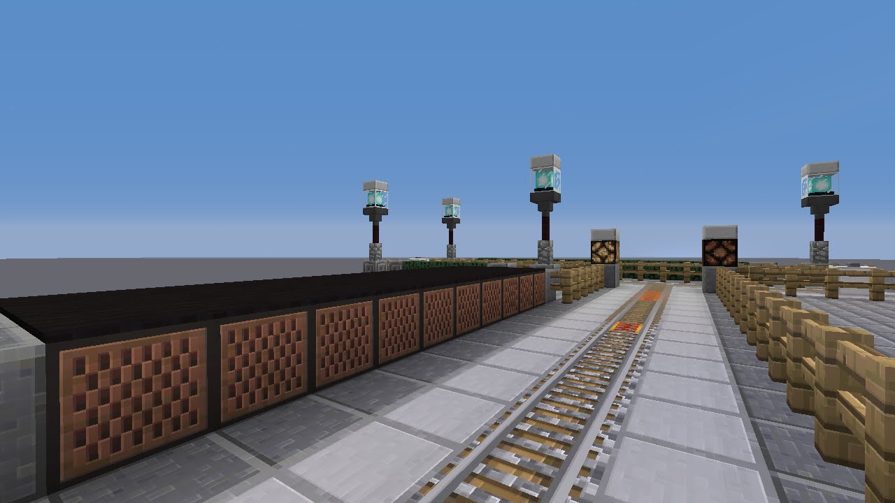 Minecraft トロッコ走行中操作パネル