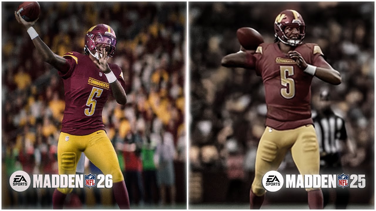 MADDEN NFL 26 vs MADDEN NFL 25 | Gameplay Comparison