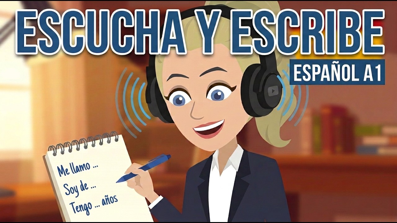 5 Personas se Presentan (Nombre, Edad y País) – Comprensión Auditiva A1