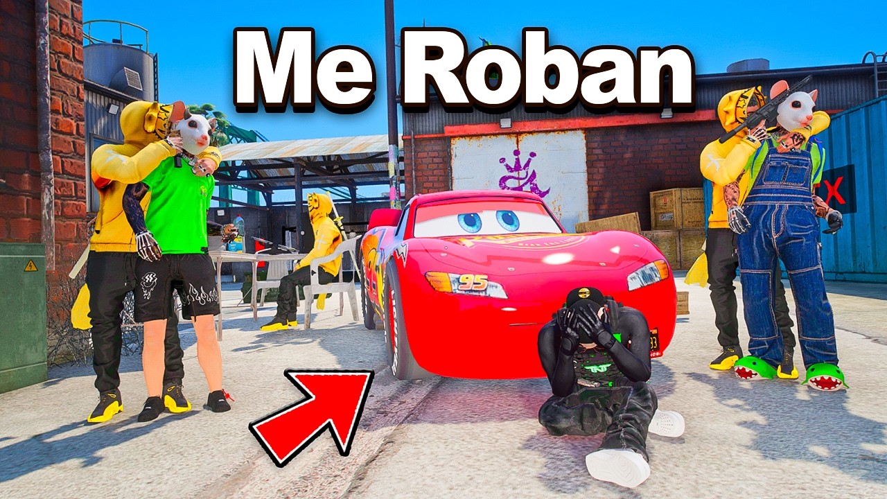 La Banda de Quesito Me Robó Mi Nuevo Carro Rayo McQueen