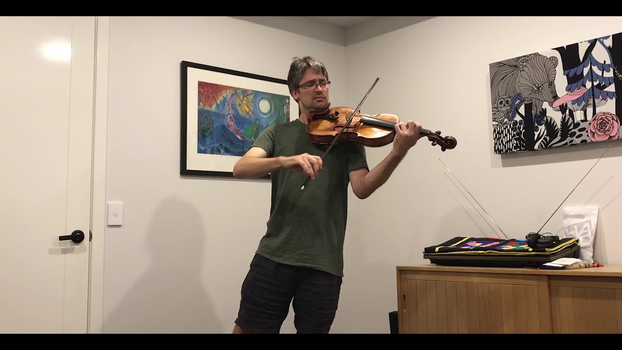 Vieuxtemps Capriccio for Solo Viola, Op.55 ‘Hommage à Paganini’ with Imants Larsens