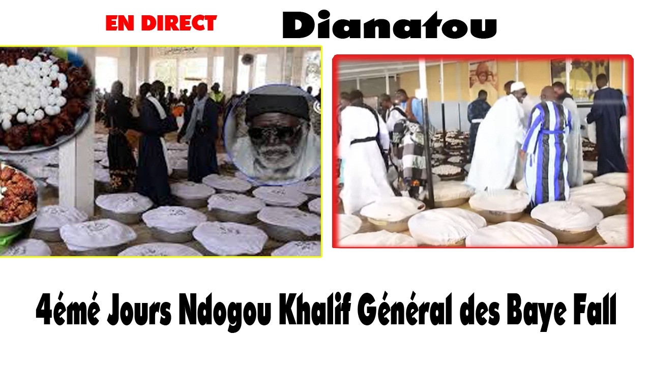 4éme Jours Ndogou Khalif Général de Baye Fall le 21 02 2026 Touba à Dianatou