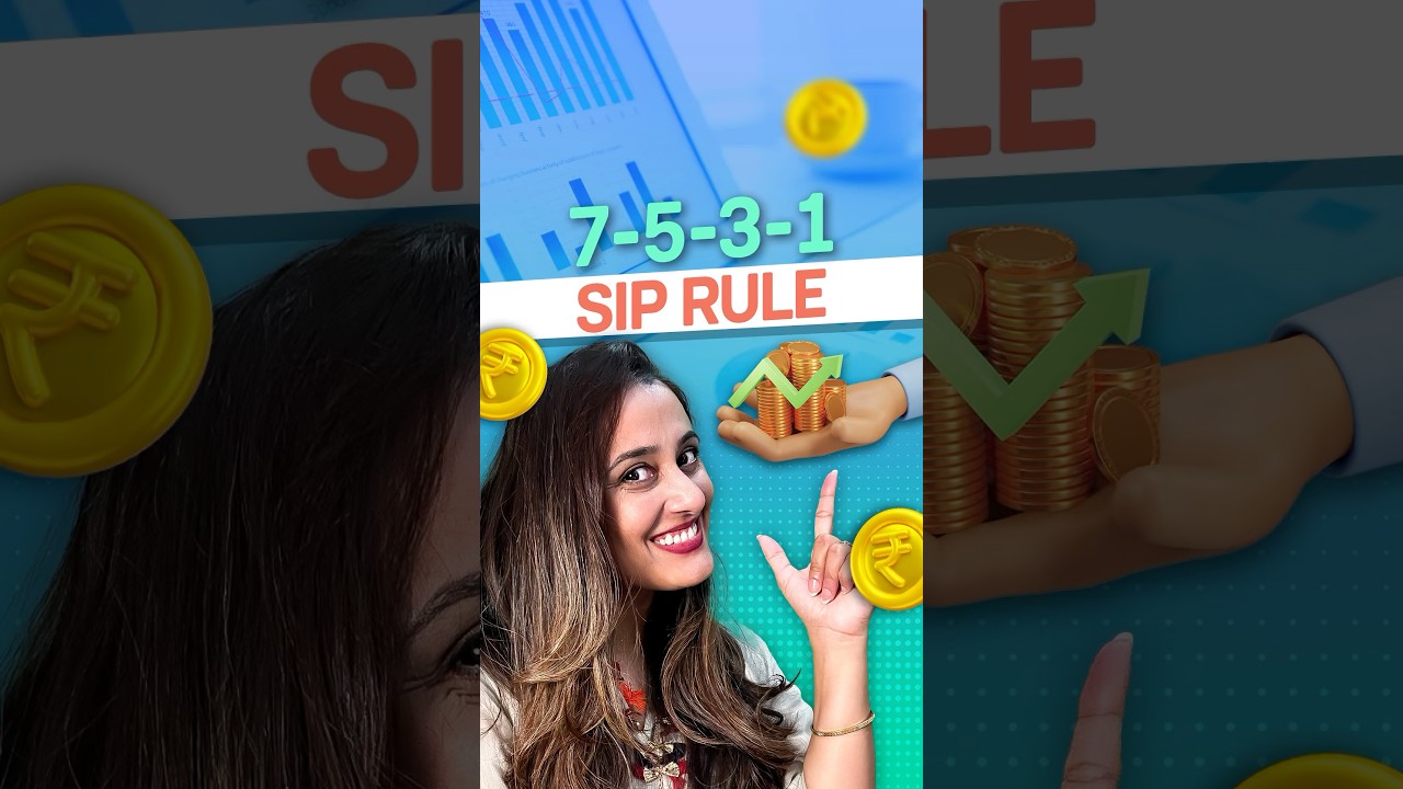 7-5-3-1 SIP rule of investing in mutual funds #shorts #sip