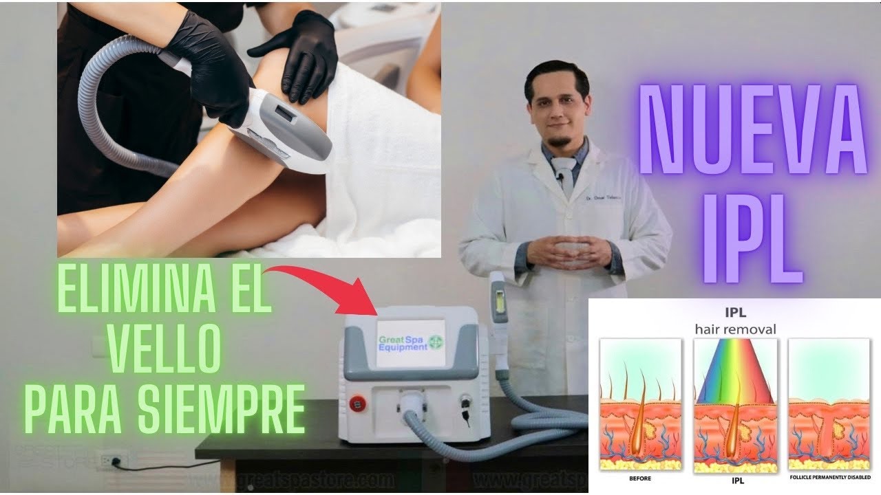 Como hacer depilación permanente con IPL - LUZ PULSADA