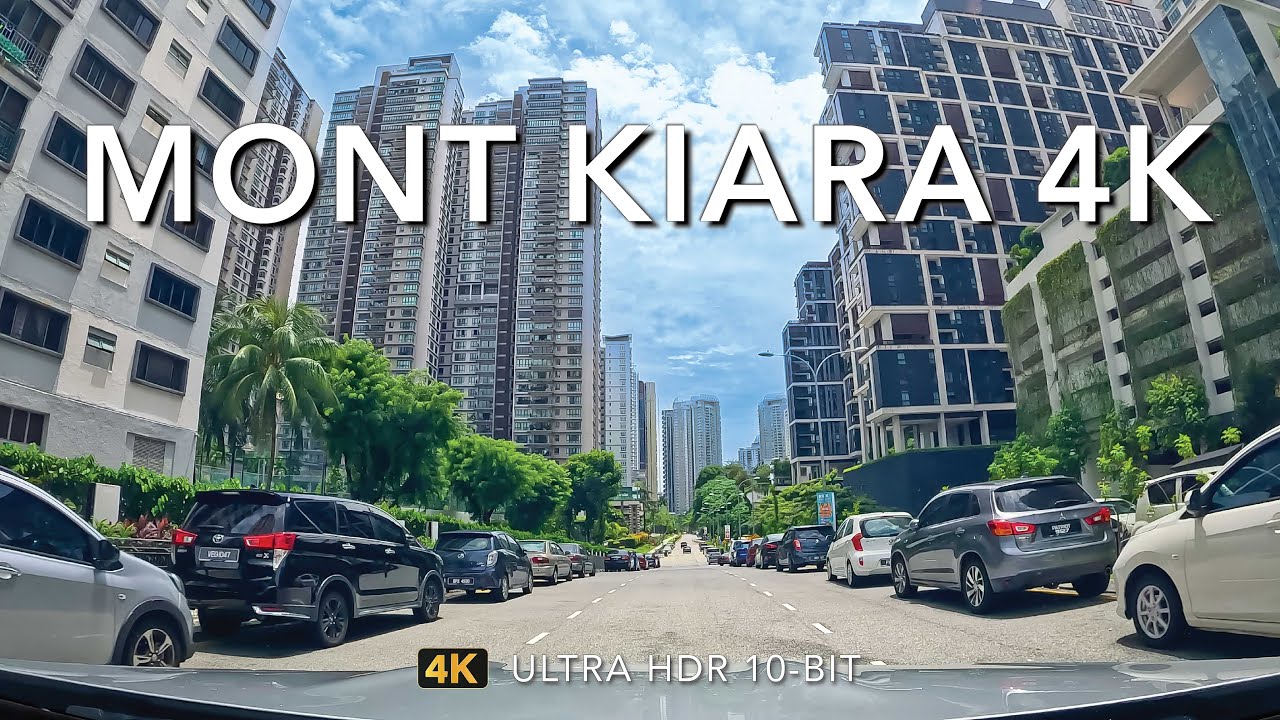 Driving Mont Kiara in 4K Ultra HD - Duta Kiara to Mont Kiara 5, Kuala Lumpur