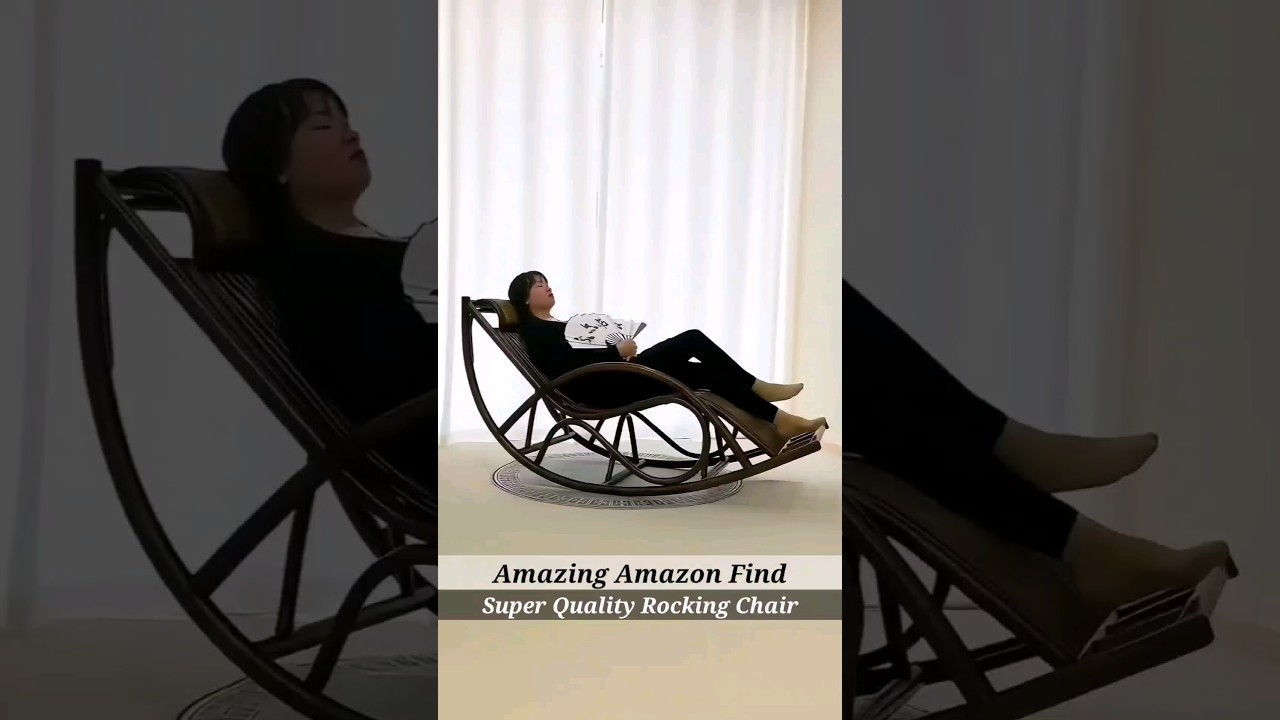 Unbreakable Rocking Chair 💯 Amazing Amazon Finds #rockingchair #amazonfinds #shorts