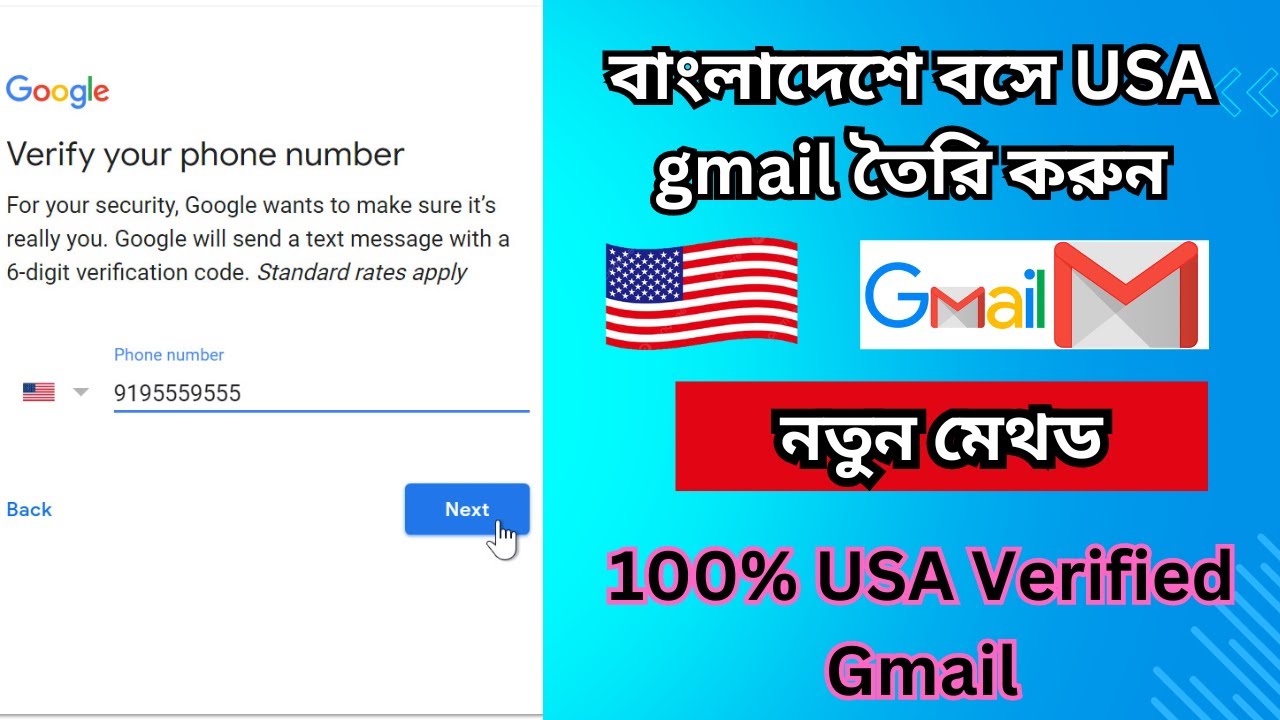 How To Create USA Gmail Account 2024 ||