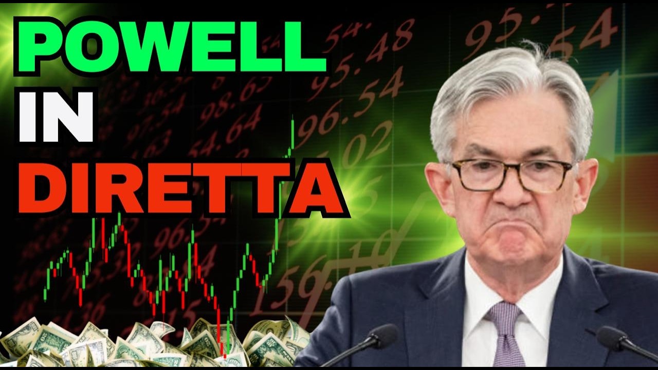 DIRETTA JEROME POWELL ⭕ PAURA FED PER IRAN E INFLAZIONE