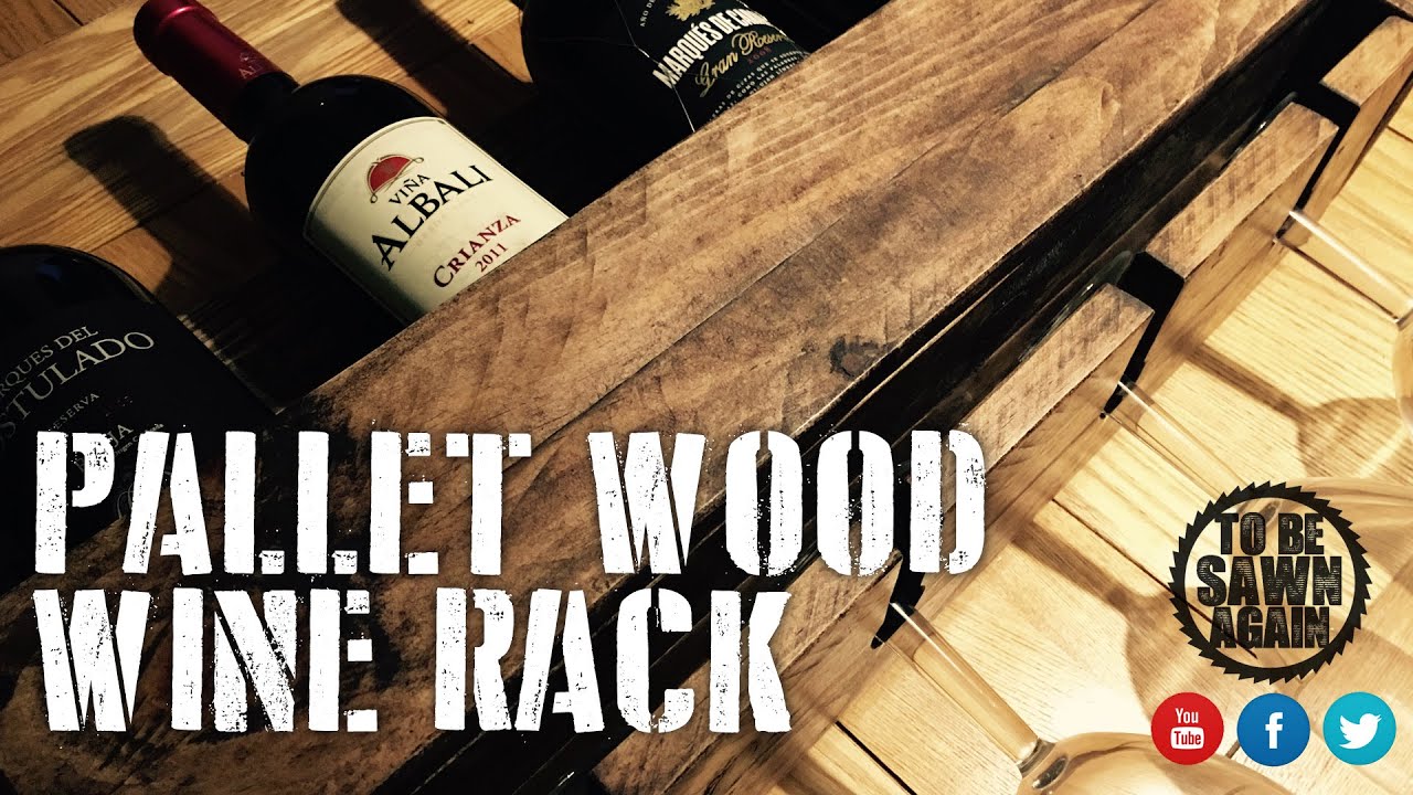 Building a Pallet Wood Wine Rack