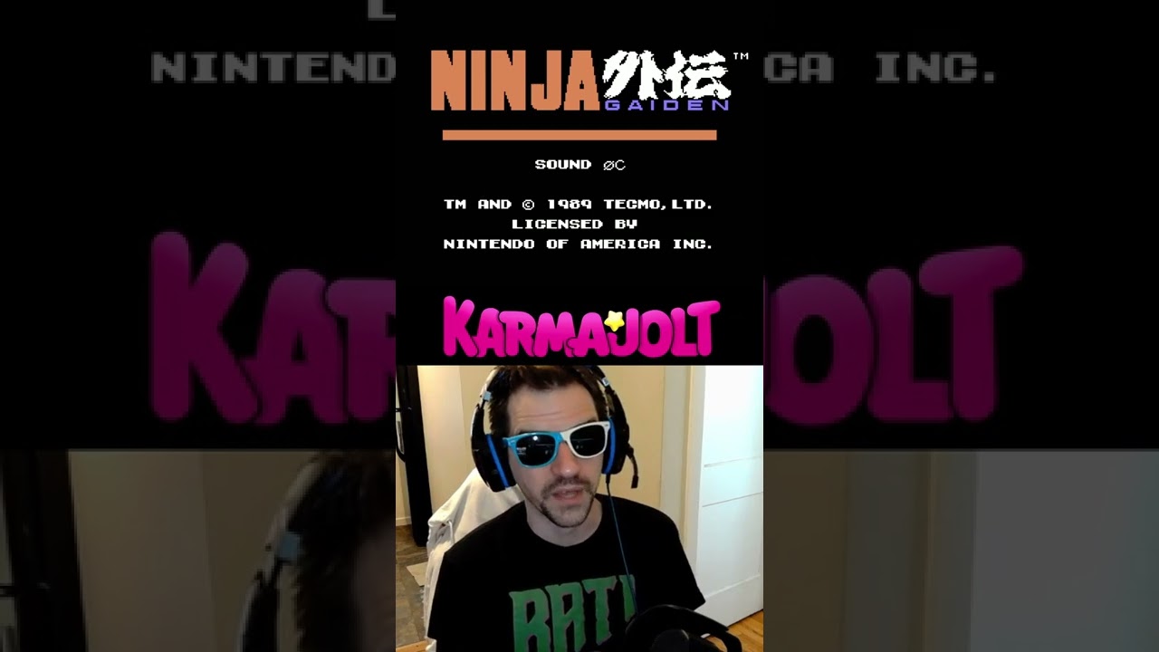 Ninja Gaiden Sound Test code - plus a bonus glitch! - Retrogaming Easter Eggs #shorts