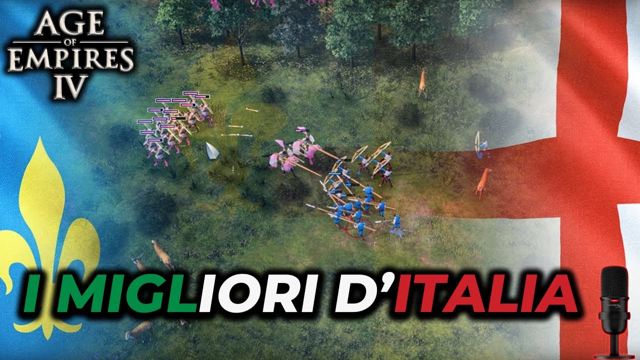 UN GRAN GAME DEL TORNEO DI AOEITALIA - Rharesh vs Ros Age of Empires IV CAST